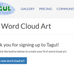 Tagul.com — после регистрации